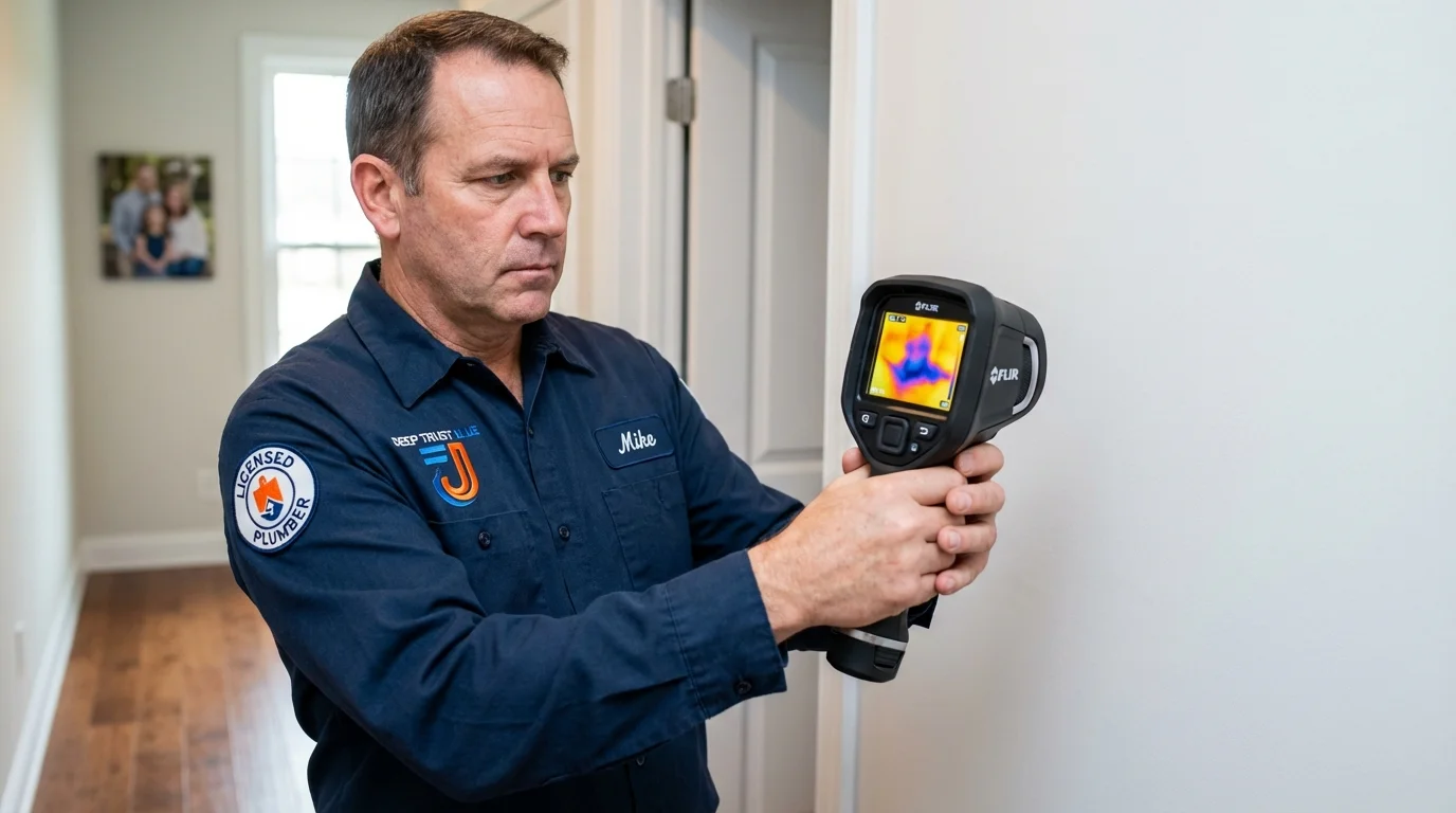 Thermal imaging leak detection by Johns Plumbing LLC in South Sioux City